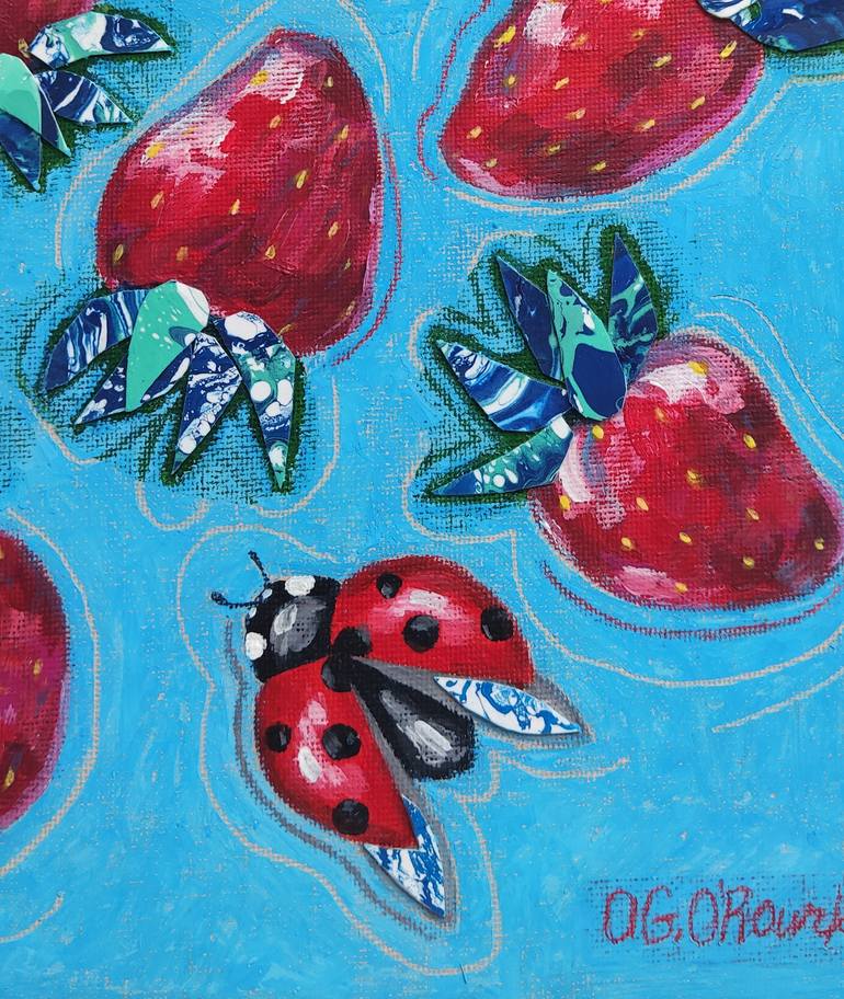 Original Contemporary Nature Mixed Media by Olga G O'Rourke