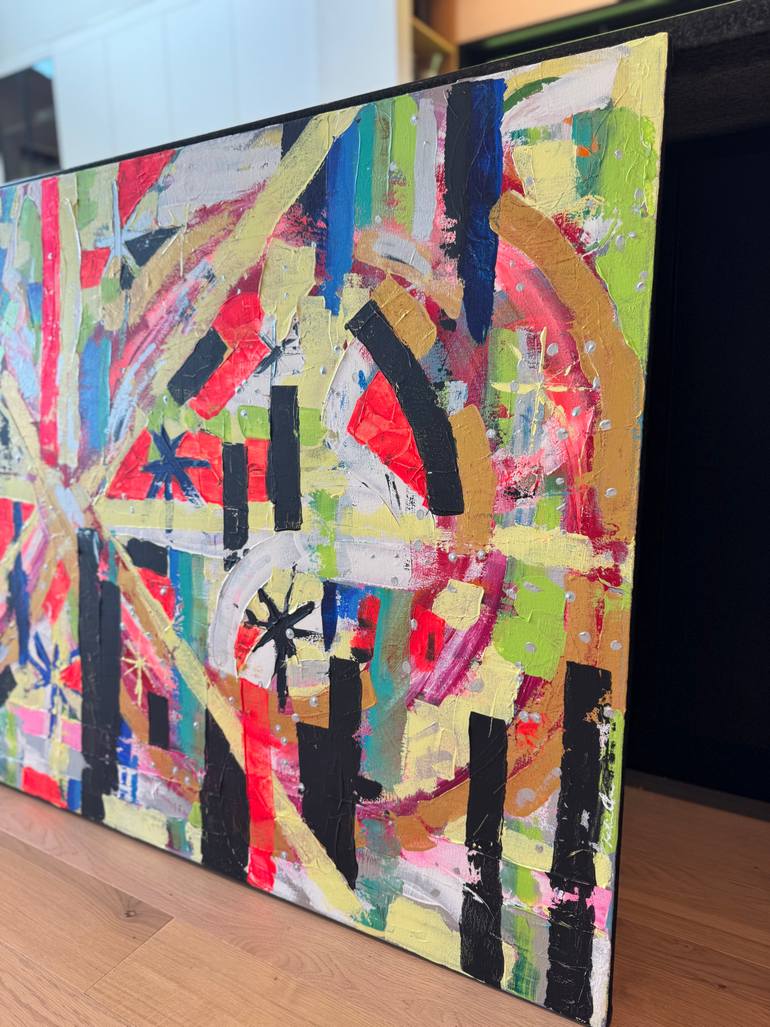 Original Abstract Expressionism Abstract Painting by Kati Ann
