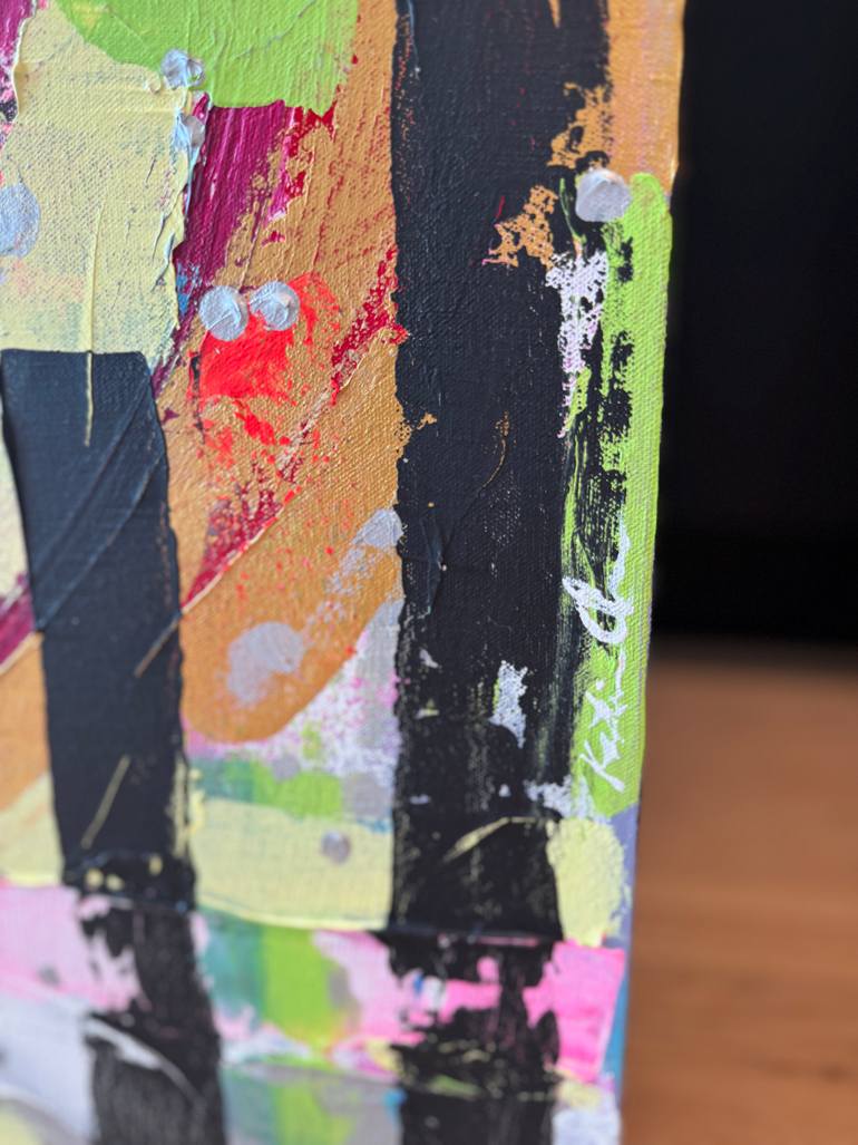 Original Abstract Expressionism Abstract Painting by Kati Ann