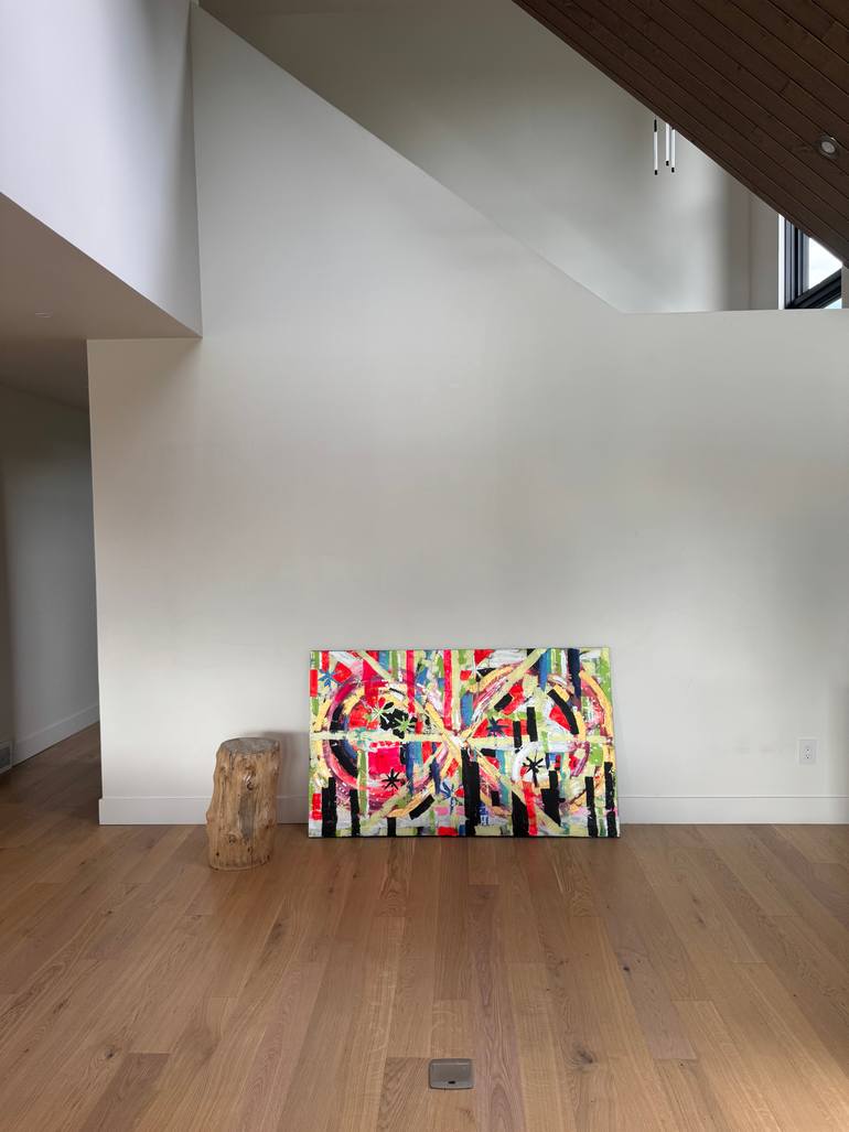 Original Abstract Expressionism Abstract Painting by Kati Ann