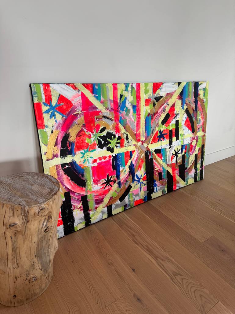 Original Abstract Expressionism Abstract Painting by Kati Ann