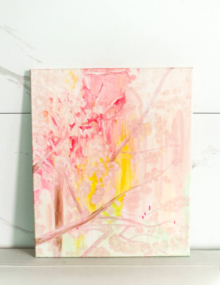 Original Color Field Painting Love Painting by Yona Oh