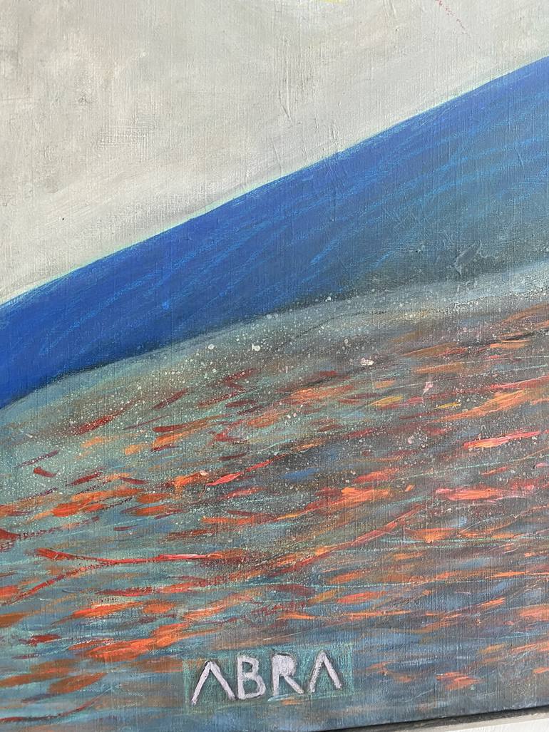 Original Conceptual Abstract Painting by Maria Shramko Abra