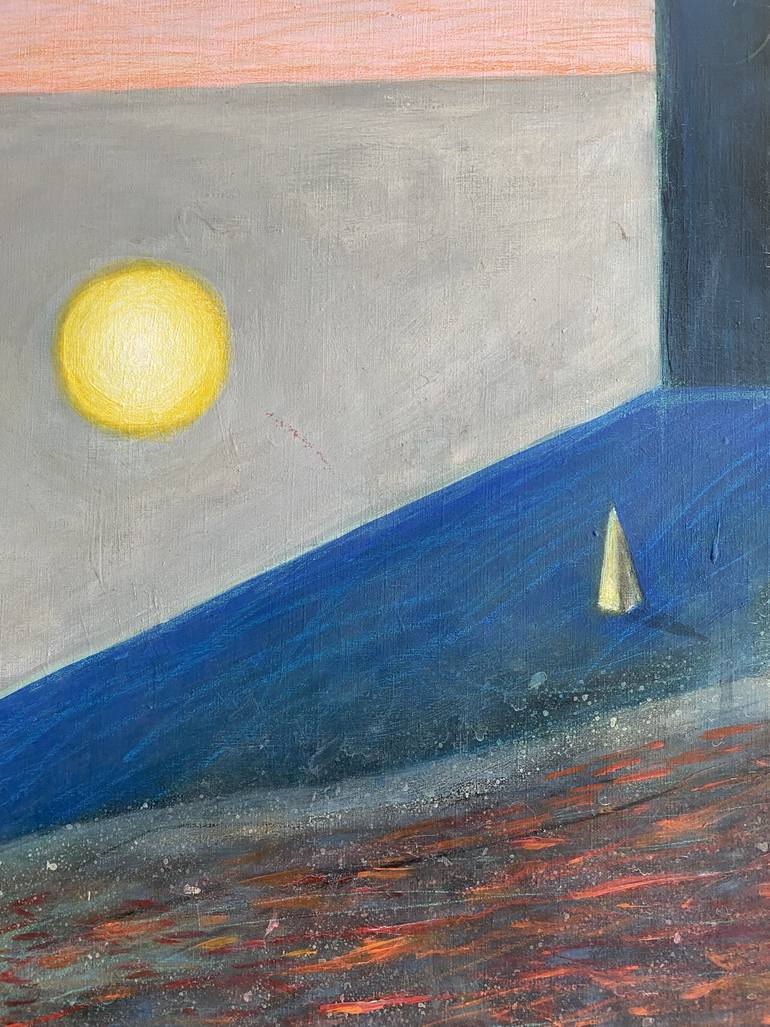 Original Conceptual Abstract Painting by Maria Shramko Abra