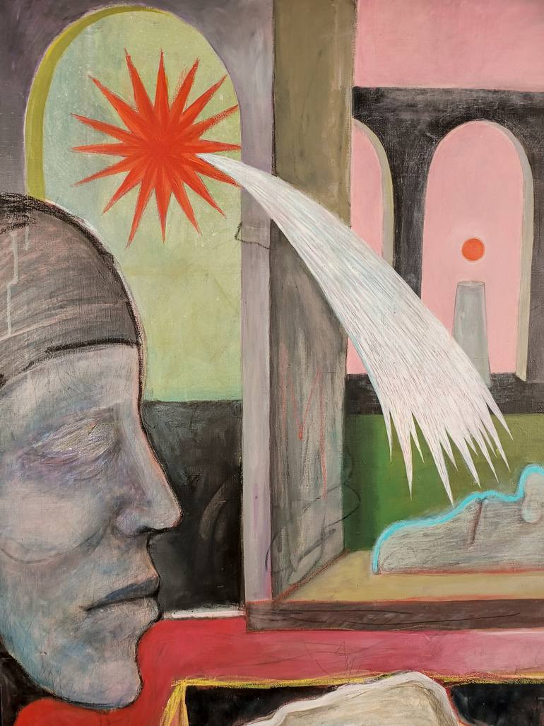 Original Conceptual Fantasy Painting by Maria Shramko Abra