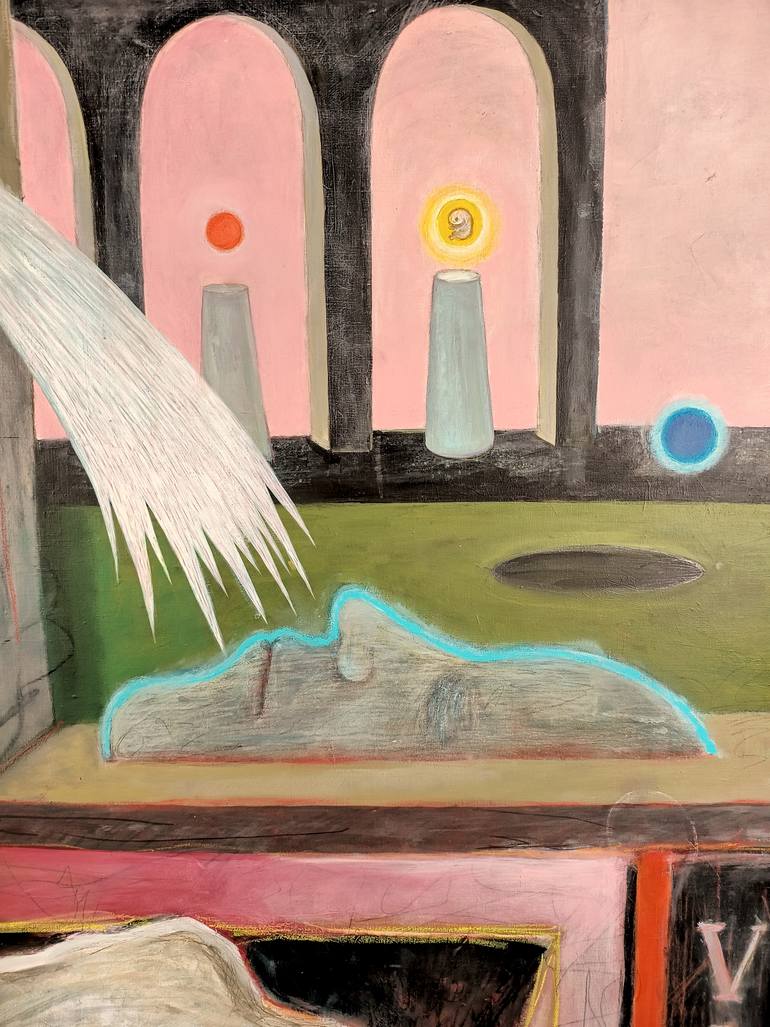 Original Conceptual Fantasy Painting by Maria Shramko Abra
