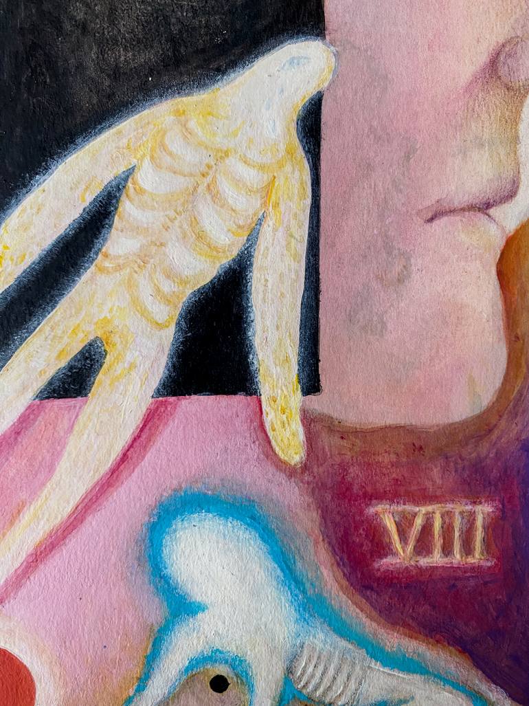 Original Symbolism Abstract Painting by Maria Shramko Abra