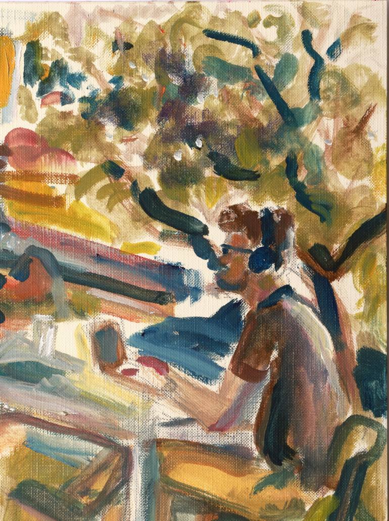 Original Documentary Men Painting by Guy Segal Zamosh Markuza Meller