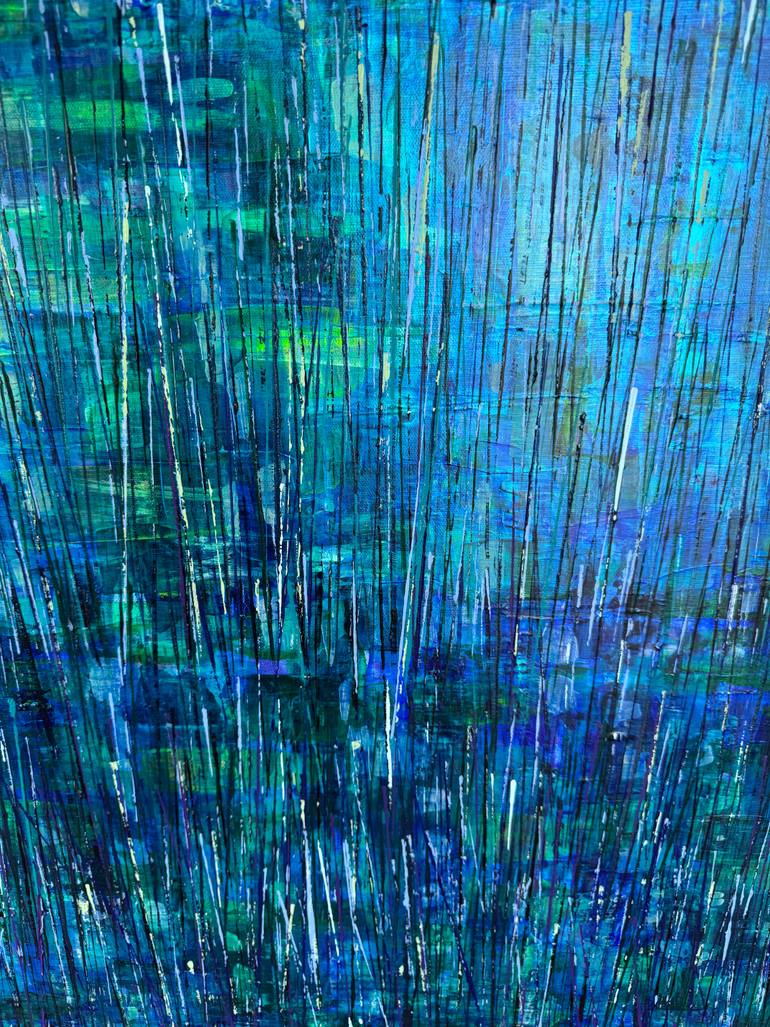 Original Abstract Water Painting by Claire Potter
