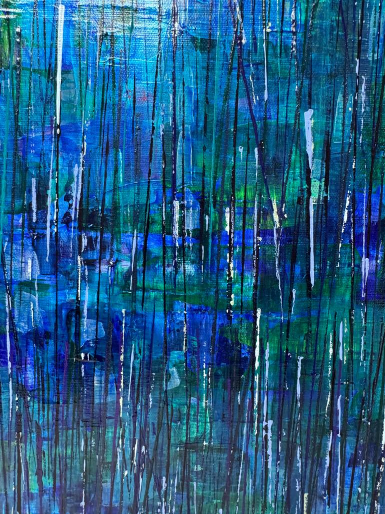 Original Abstract Water Painting by Claire Potter