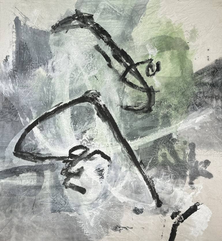 Original Contemporary Calligraphy Paintings by Brenda Heim