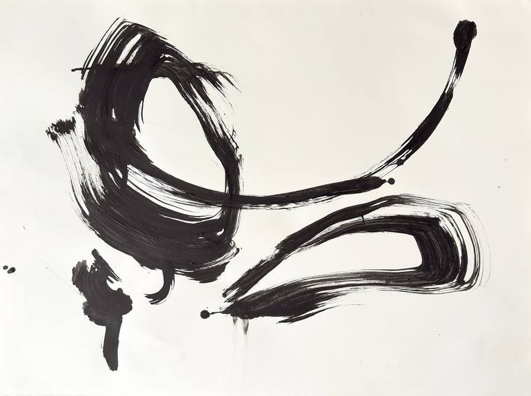 Original Contemporary Calligraphy Paintings by Brenda Heim