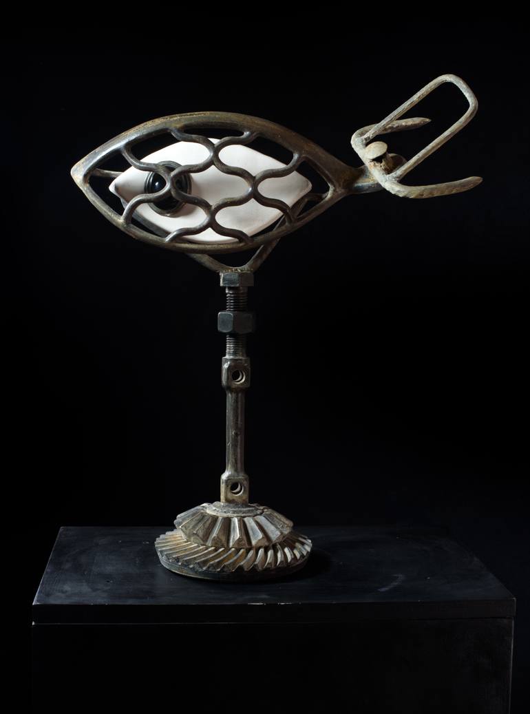 Original Surrealism Animal Sculpture by Carmela Blanco