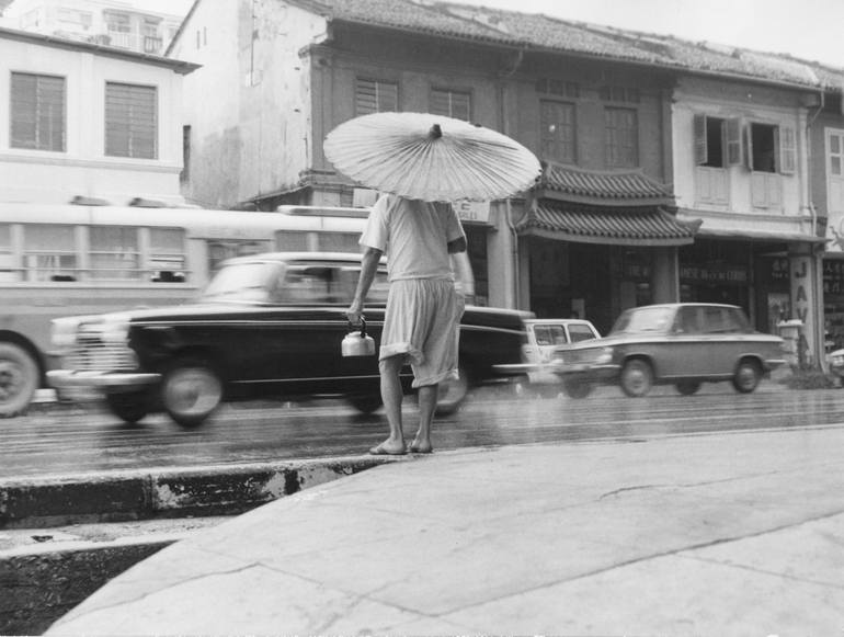 Original People Photography by Carlo Gardani | Black & White Art on Paper | The Old Man and the City