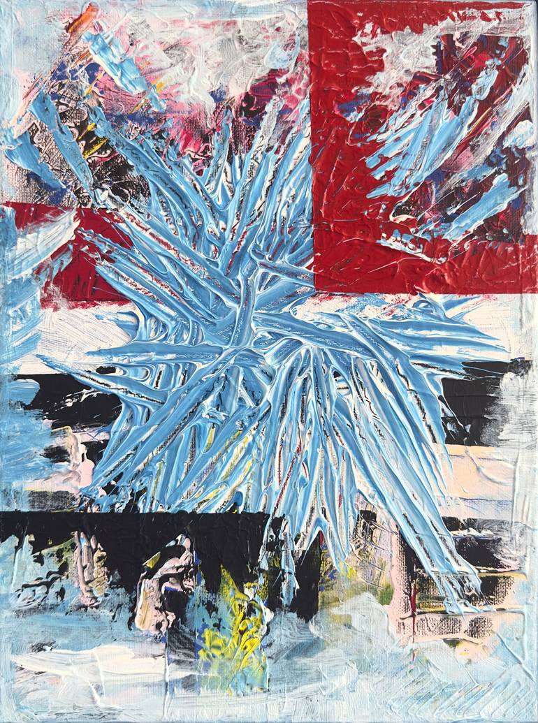 Original Abstract Painting by Carlo Gardani | Abstract Art on Canvas | The Tree of Sky