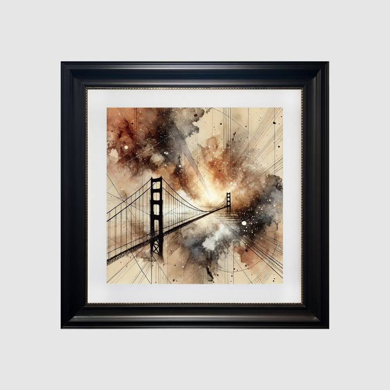 Original Abstract Expressionism Architecture Digital by Ziqi Yu