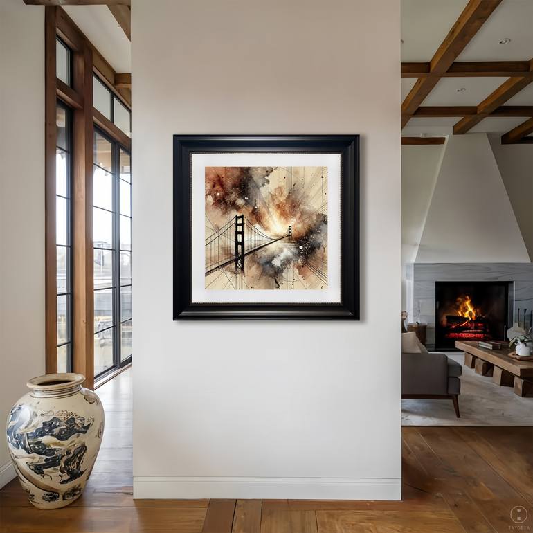 Original Abstract Expressionism Architecture Digital by Ziqi Yu