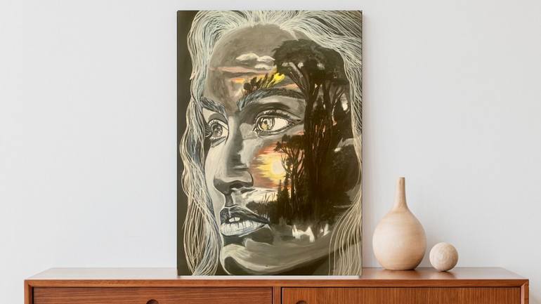 Original Contemporary Abstract Painting by Eva Perez Palomino