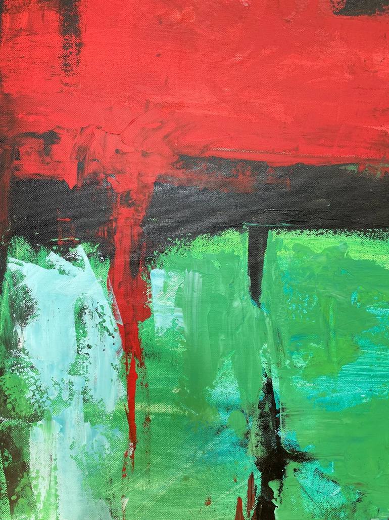Original Abstract Painting by Liliana Georgeta Barna