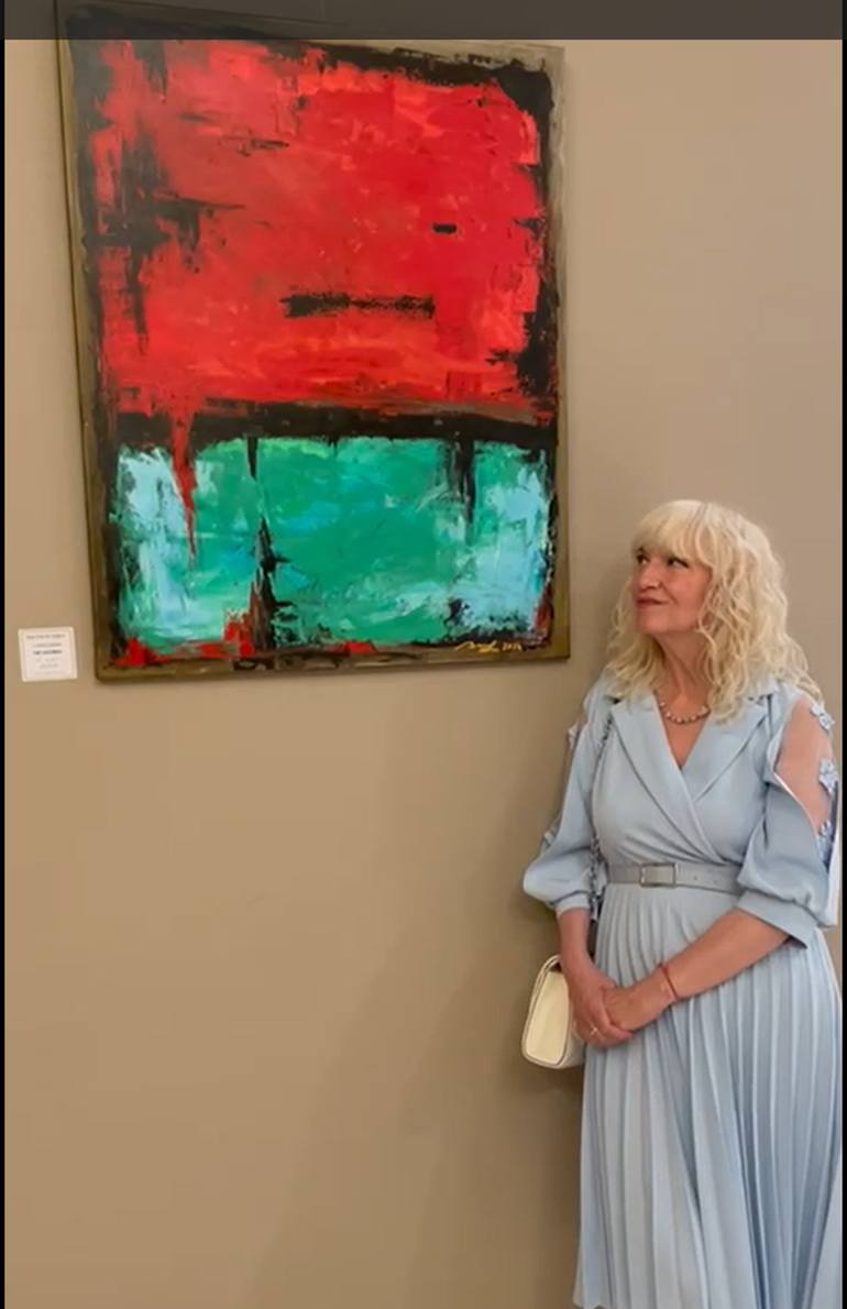 Original Abstract Painting by Liliana Georgeta Barna