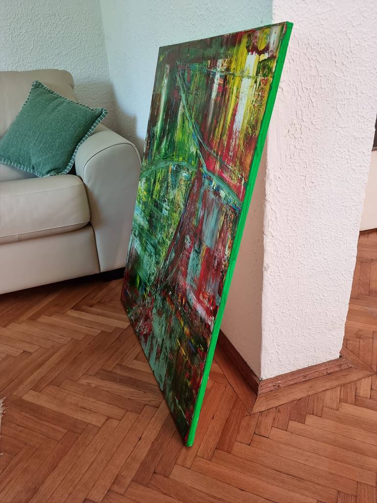 Original Abstract Painting by Liliana Georgeta Barna
