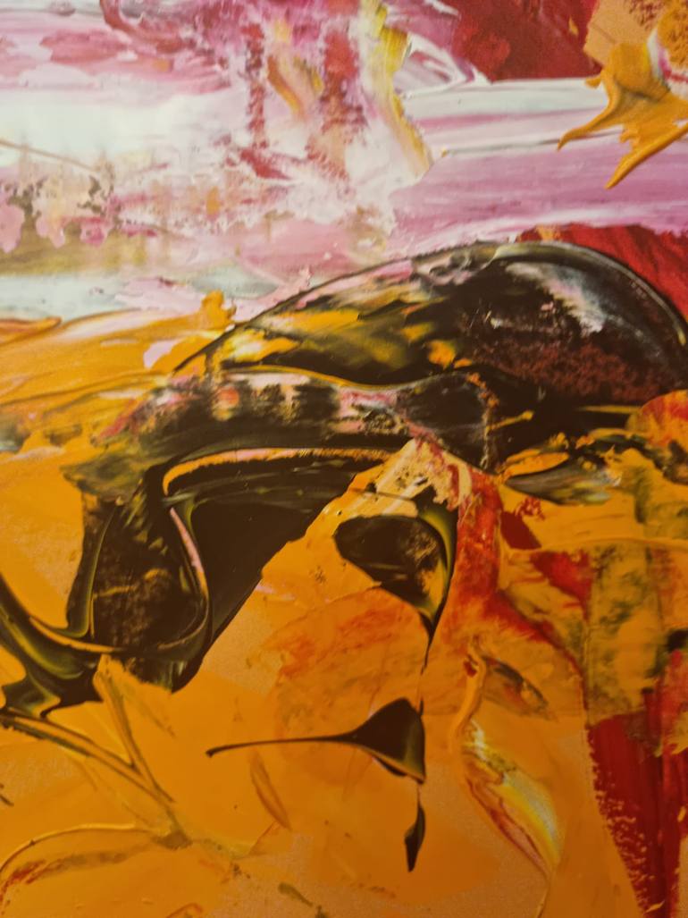 Original Abstract Painting by Liliana Georgeta Barna