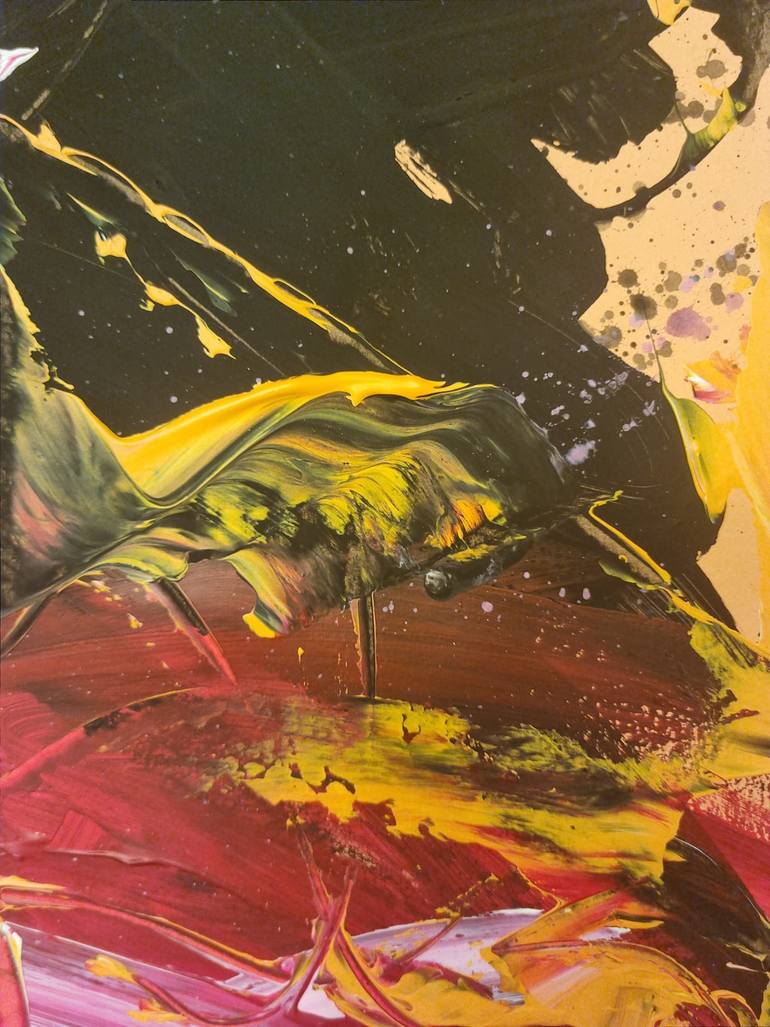 Original Abstract Painting by Liliana Georgeta Barna