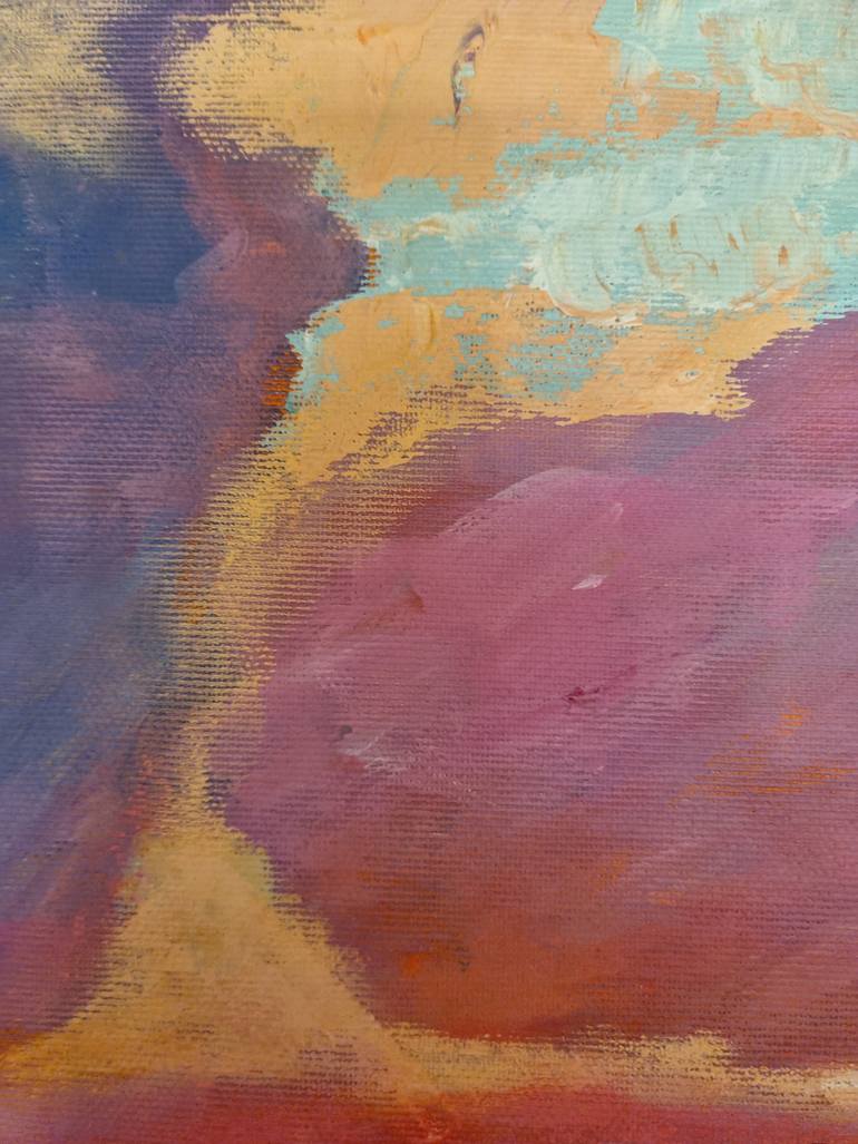 Original Abstract Expressionism Abstract Painting by Liliana Georgeta Barna