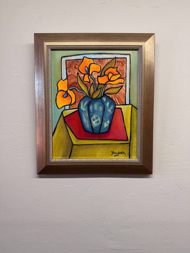 Original Expressionism Still Life Painting by Elisa Boughner