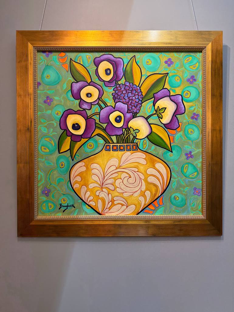 Original Art Nouveau Still Life Painting by Elisa Boughner
