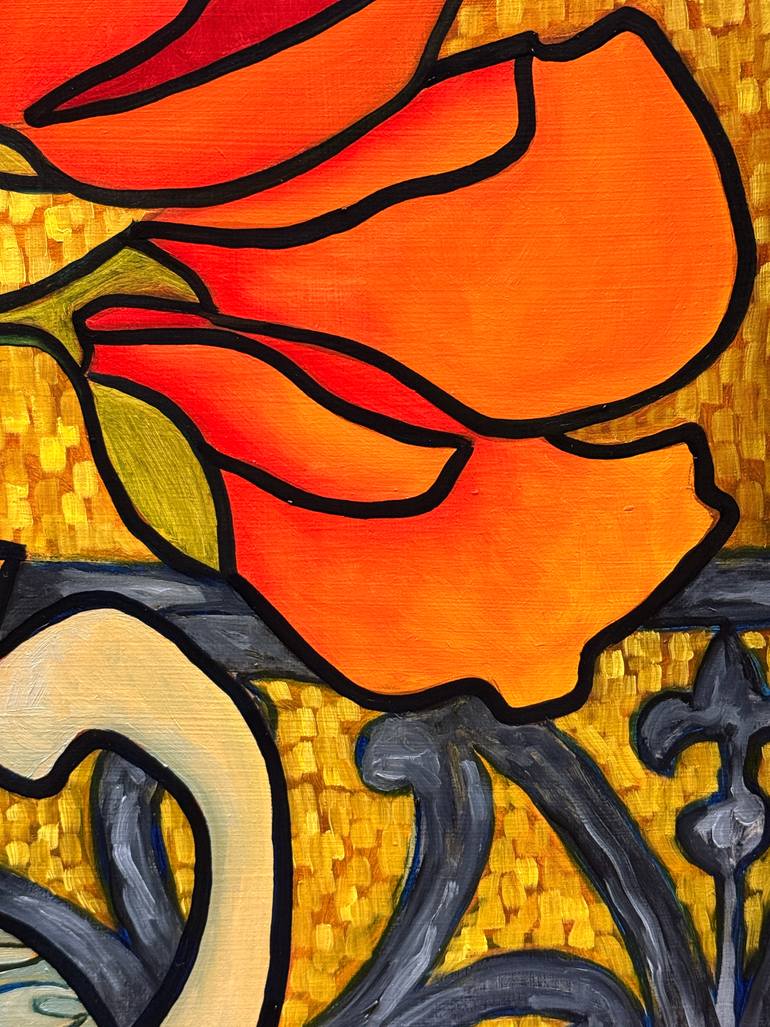 Original Expressionism Still Life Painting by Elisa Boughner