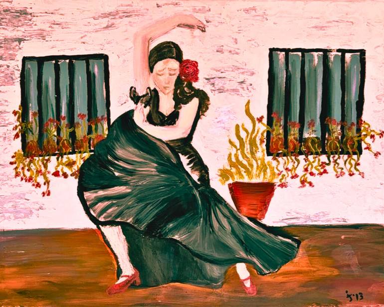 Original Conceptual Performing Arts Painting by Jori Lynn Aguilar