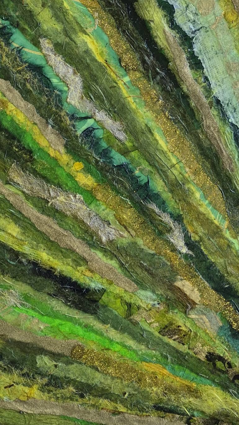 Original Contemporary Abstract Collage by Dave Popino