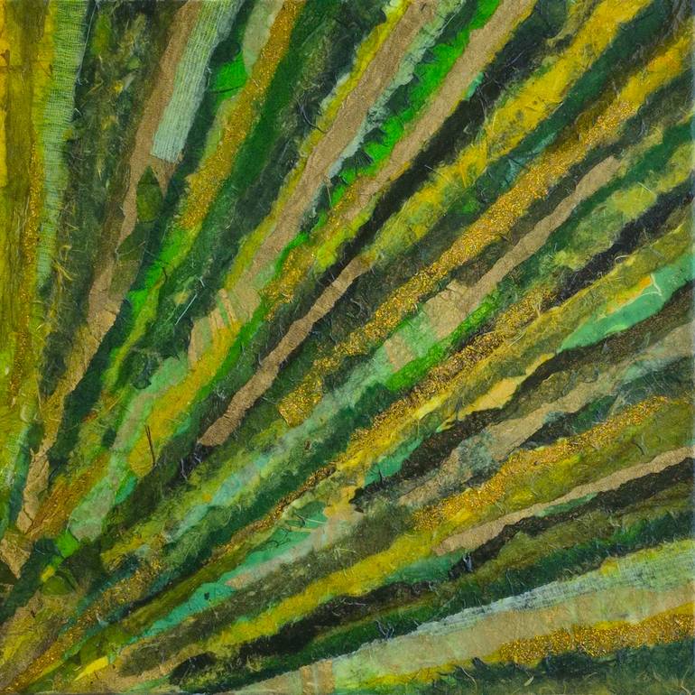 Original Contemporary Abstract Collage by Dave Popino