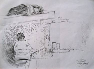 Print of Figurative People Drawings by Renato Shamá