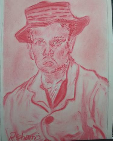 Estudo de obra de Van Gogh; "Retrato de Armond Roulin". thumb