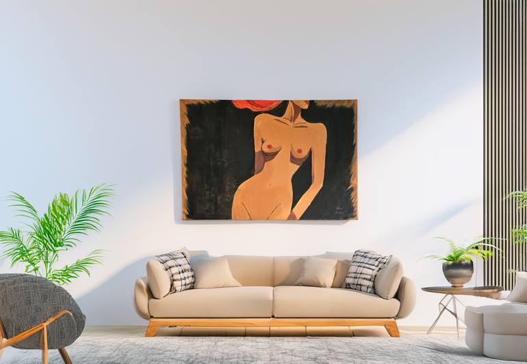 Original Other Nude Painting by Hani Baziyar