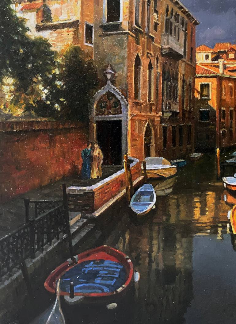 Original Classicism Landscape Painting by Qiyi Liu