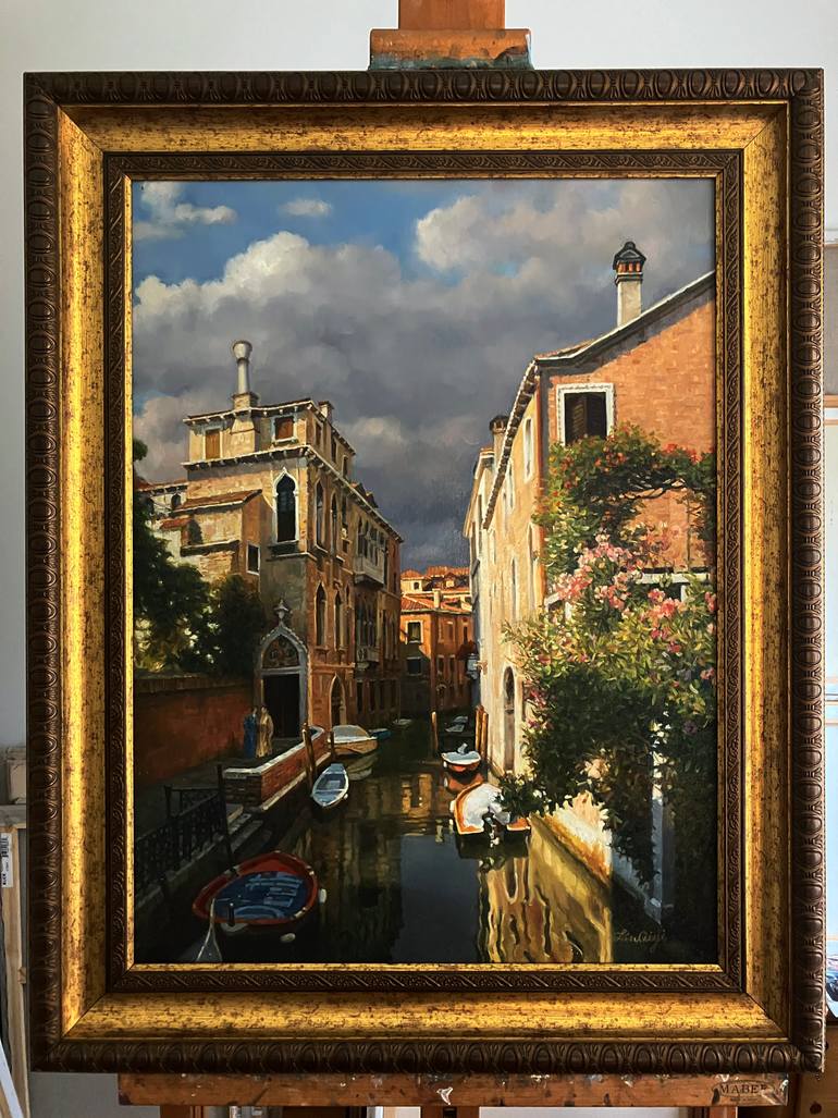 Original Classicism Landscape Painting by Qiyi Liu