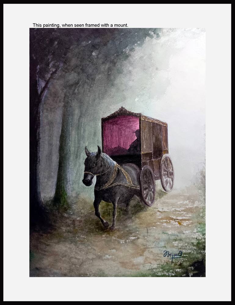 Original Classicism Classical Mythology Painting by Biju K Mathew