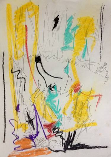 Original Abstract Expressionism Abstract Drawings by SaFe Art