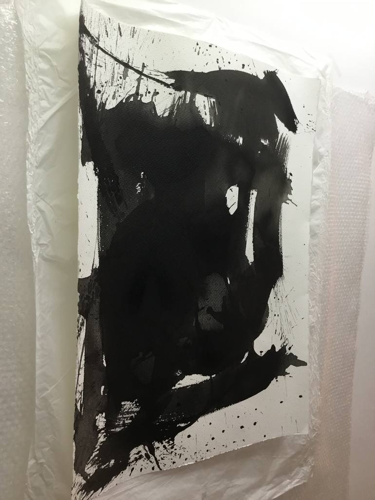 Original Expressionism Abstract Painting by Safe Art