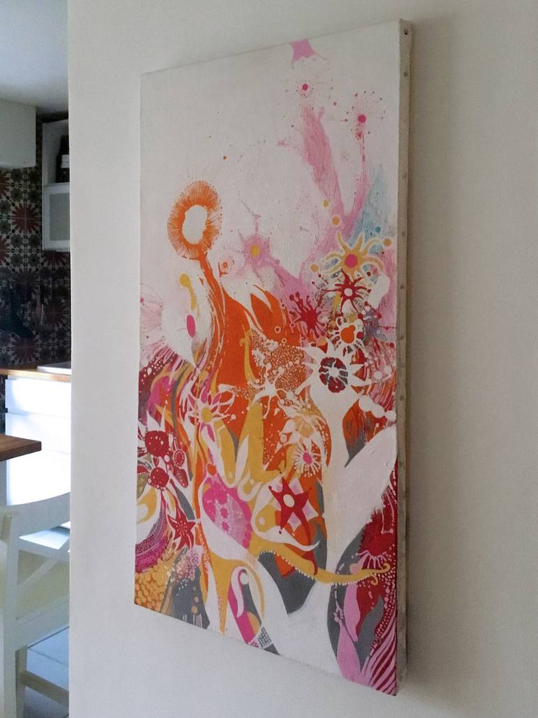 Original Abstract Expressionism Abstract Painting by Laurent Jargot