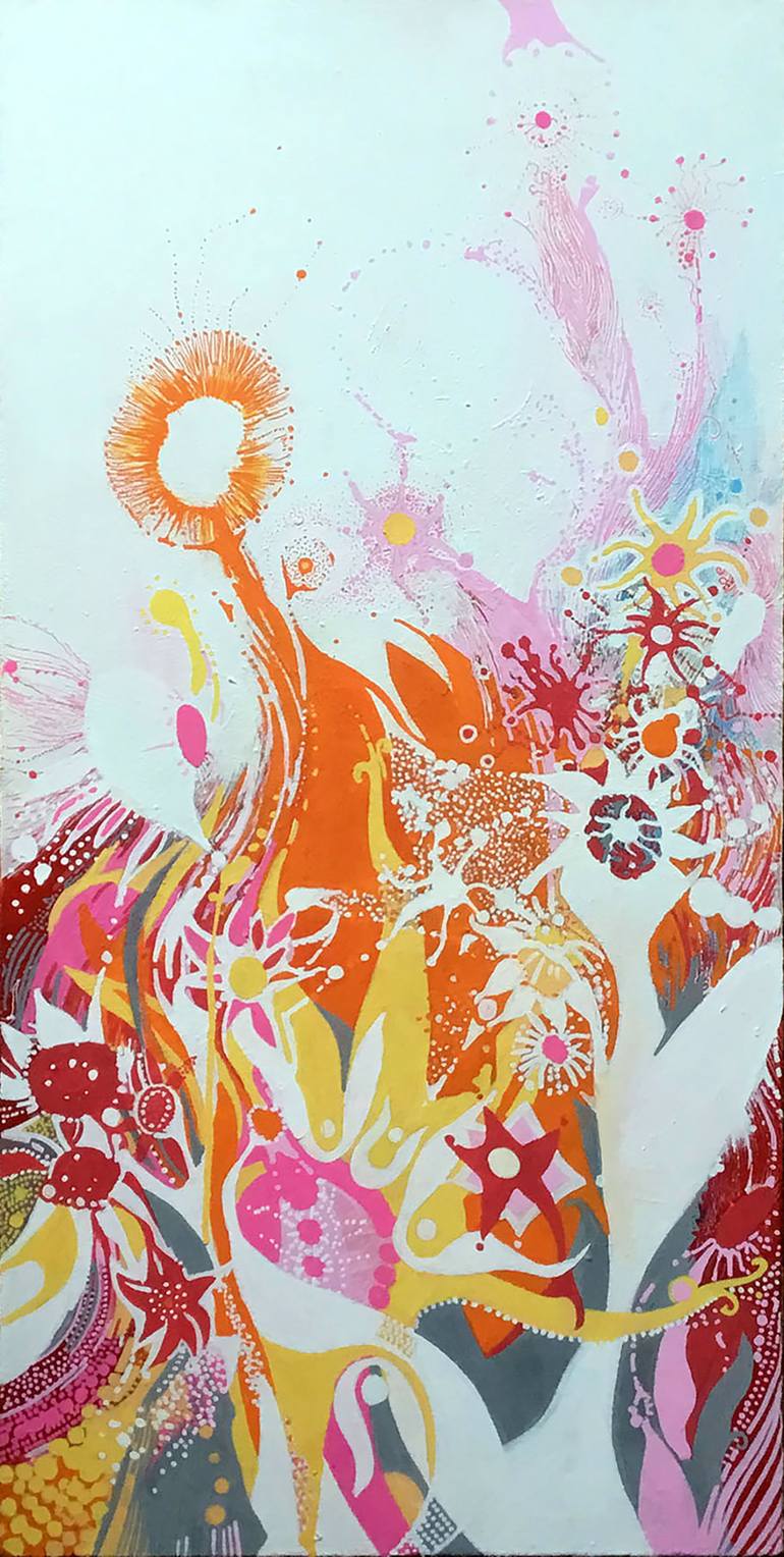 Original Abstract Expressionism Abstract Painting by Laurent Jargot