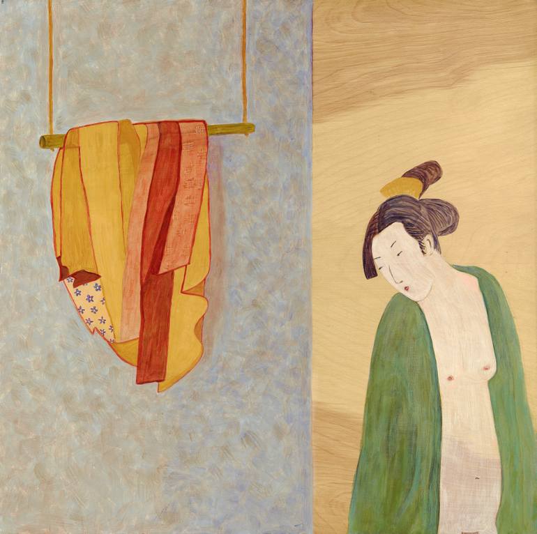 Original Figurative Women Painting by Patricia Buck
