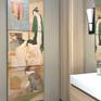 Japanese bath, 3-part Triptych, in situ.
