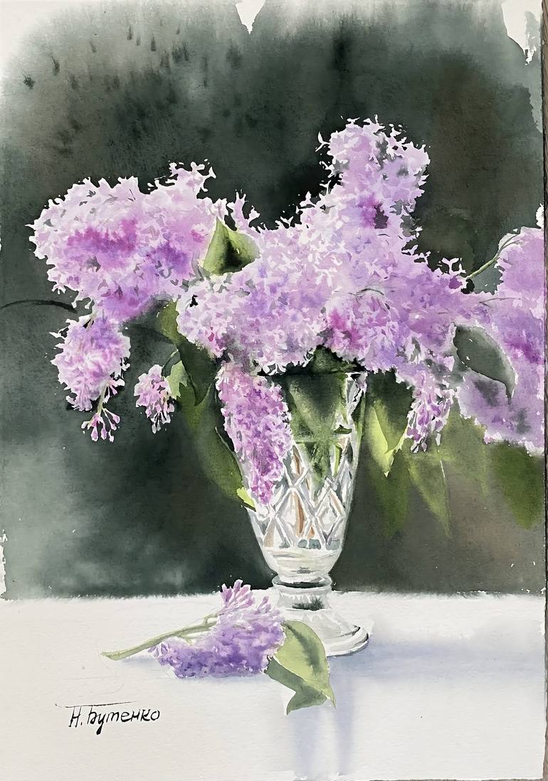 Print of Classicism Floral Paintings by Natalia Butenko