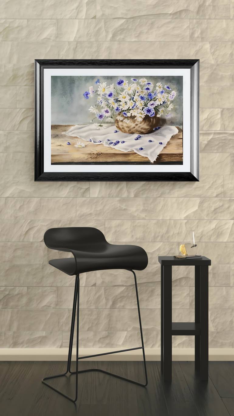 Original Romanticism Still Life Painting by Natalia Butenko