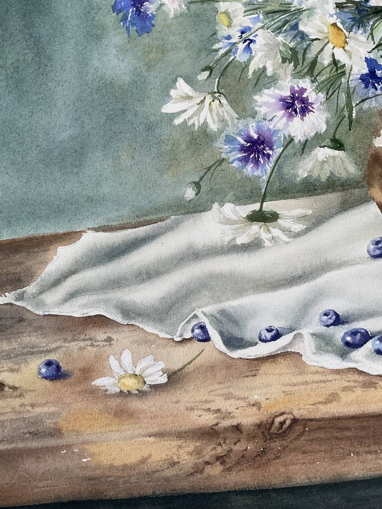 Original Romanticism Still Life Painting by Natalia Butenko