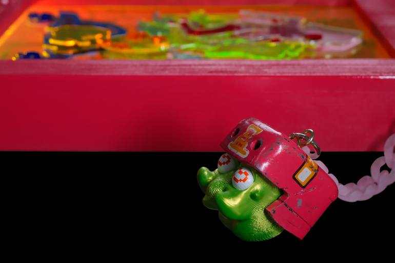 Original Installation Art Graffiti Installation by Jinlong Wang